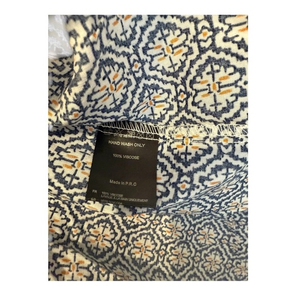 Pia Rossini Aosta Beach Dress Blue Print M/L (US 8–10, NWT) - Picture 5 of 6